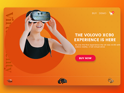 Virtual reality silder for website inspiration slider virtual reality silder vr web slider