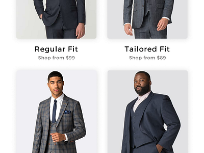 App for suits lover by Nilesh Dubey for MindInventory on Dribbble