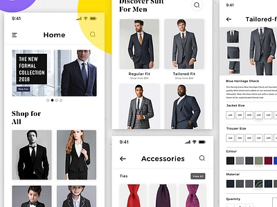App for suits lover accessories coat app ios jackets suit suits for children suits for man suits for woman