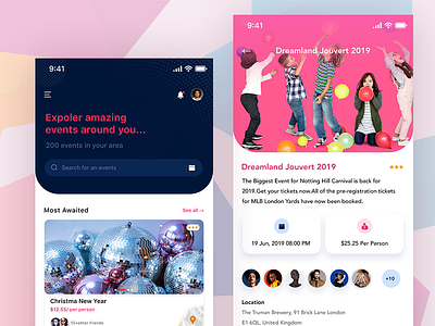 Event app android app android event app booking app event event app event app ui ios app ios event app iphone event app mobile app ui ux vibrant app