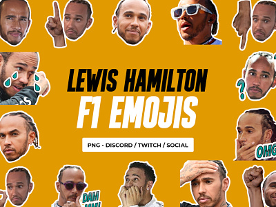 Lewis Hamilton Emojis