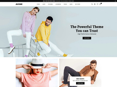 Avone - Multipurpose Shopify Theme fashion brand shopify shopify theme