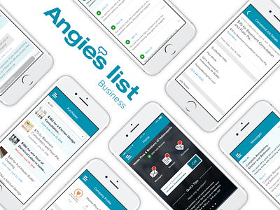 Angie's List Business mobile mobile app mobile app design mobile ui mobile ux