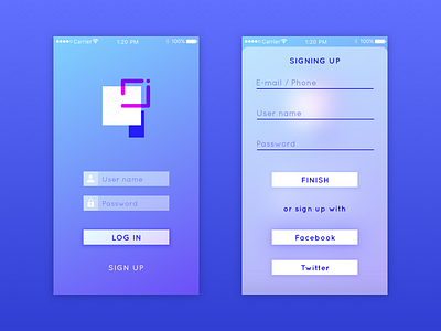 Daily Ui #1: Sign Up daily ui log in login sign in sign up