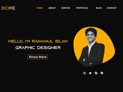 Graphic Designer Landing Page