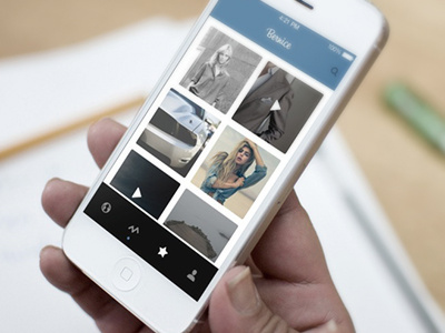 Popular app bernice flat instagram ios iphone photo sharing popular ui