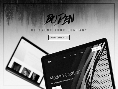 Boden - Creative Portfolio agency blog clean creative landing portfolio presentation