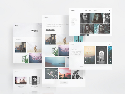 Siena - 5 Portfolio Variations design filter photo photography portfolio responsive template theme ui variation web wordpress