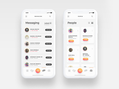 Arnelle UI Kit - Messages and Contacts