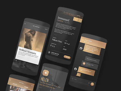 Helen - Android Portfolio App UI Kit