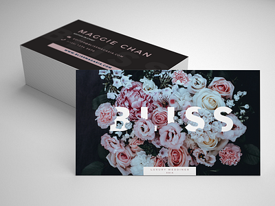 Bliss Magazine Branding branding bridal business cards cards floral graphic logo luxury magazine visual design wedding