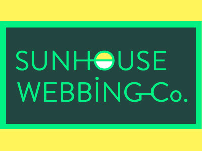 Sunhouse Webbing Co. Logo Sketch branding color logo sketch type