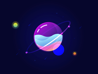 Glass Planet. design graphic design illustration