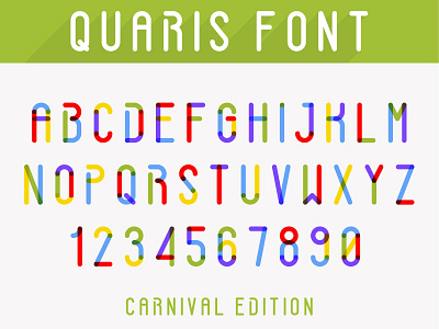 Quaris Font custom font font glyphs letters numbers typeface