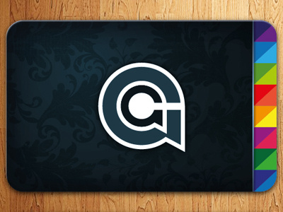 GG Business Card business card identity logo