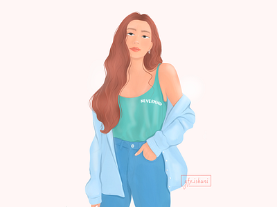 Girl illustration