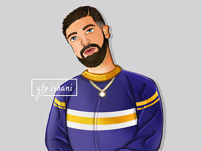 Illustration of Drake!! drake drawing graphic illustration sketch uiux