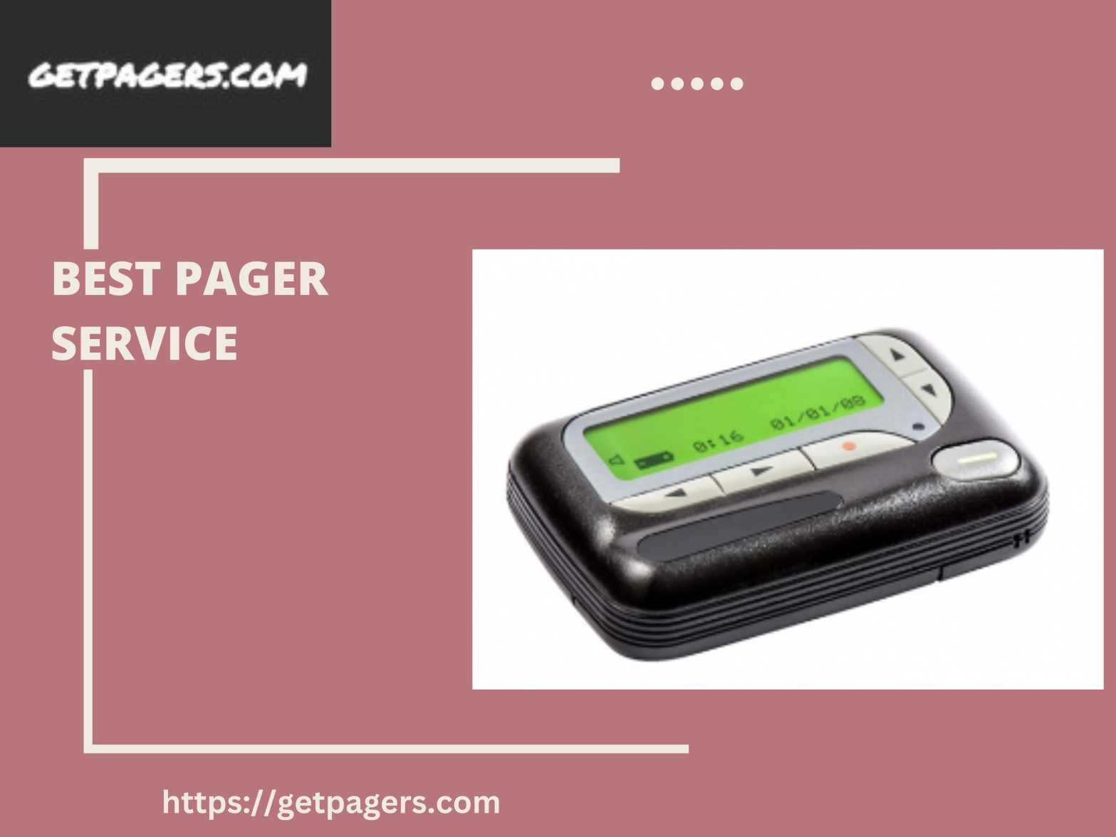 Get the Best Pager Service Get Pagers by Get Pagers on Dribbble