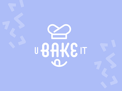 U Bake it baker bakery bakerylogo branding chef cheflogo dessert logo