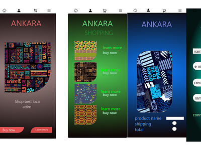 ANKARA mobile app app branding design graphic design illustration logo typography ui ux vector