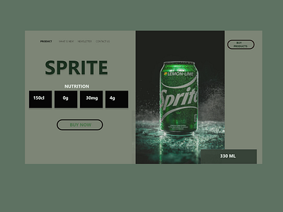 Sprite Web page design