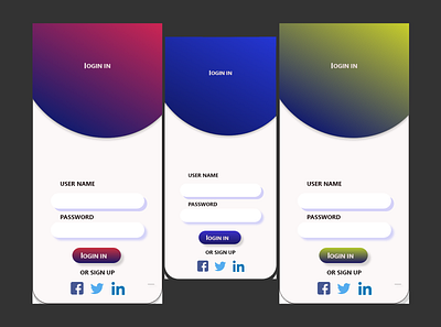 Login application design app branding design graphic design illustration logo typography ui ux vector