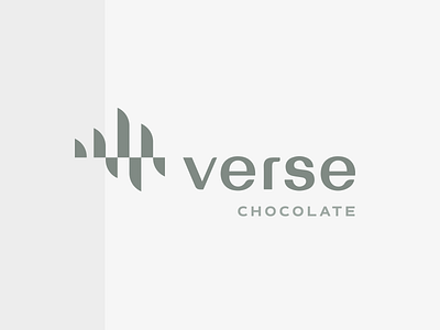 Verse Logo | Concept branding chocolate identity logo logomark mark soundwave soundwaves verse wave waveform waves