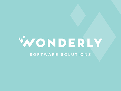 Wonderly Logo | Concept branding branding and identity glimmer glittery logo monogram shimmer software sparkle w wonder wordmark