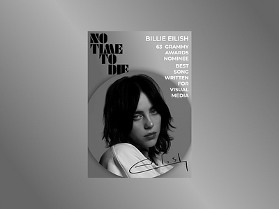 Billie Eilish 3d design graphic design logo ui