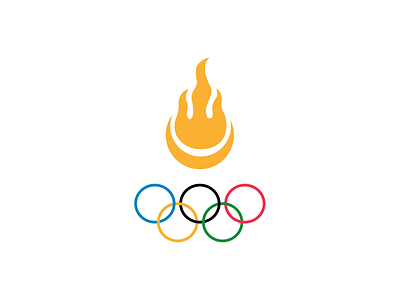 Olympics branding design logo