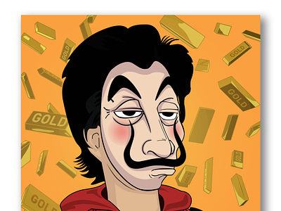 Money Heist Illustration