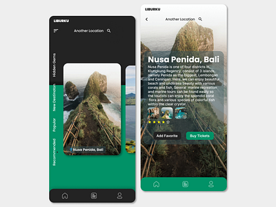 LIBURKU - Travel App Concept app ui ux
