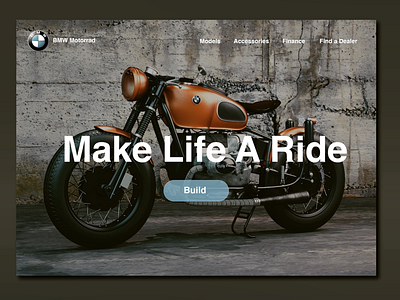 BMW Motorrad website redesign design redesign sketch ui uidesign ux webpage website