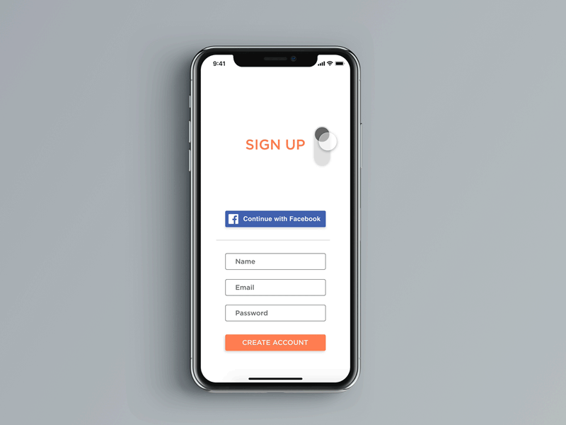 Daily UI 001 | Sign Up dailyui dailyui 001 graphic design mobile mobile app ui uidesign user interface ux uxdesign