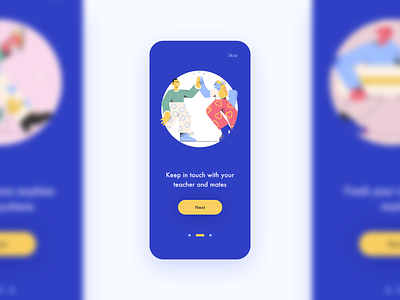 Daily UI 023 Onboarding app application dailyui dailyui023 education illustration learning lms mobile mobile app on boarding onboarding pagination sketch start steps studying ui ux