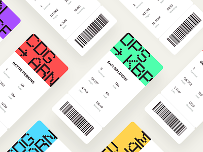 Daily UI 024 Boarding Pass