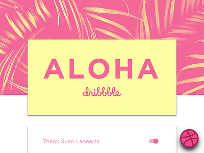 Aloha Dribble - First Shot