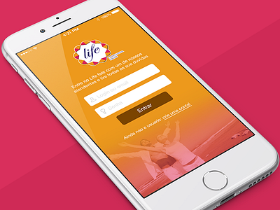 Life Login icons iphone login mobile ui ux