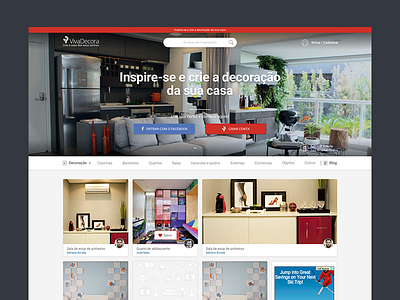 Viva Decora Home Page decoration design new responsive ui ux web