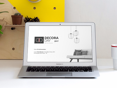 Home Page Event Decora Day - Work In Progress clean decoration design desktop home logo red visual white