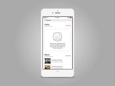 Search Screen - iOS Viva Decora - Work in Progress
