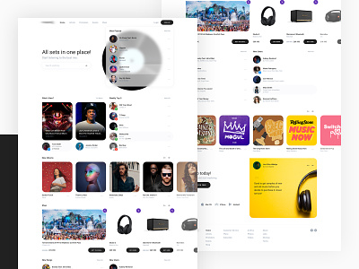 Music Library Service music new service ui ux