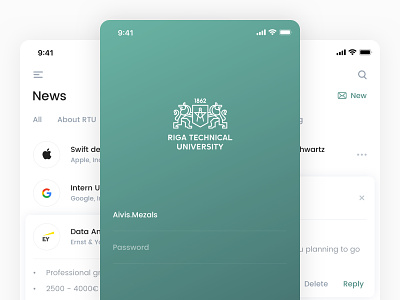 Riga Technical University iOS Application Redesign