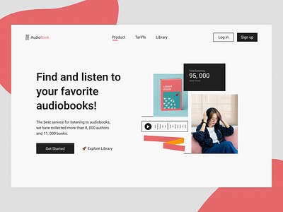 Audiobook Landing Page