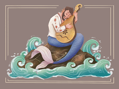 Mermaid musician