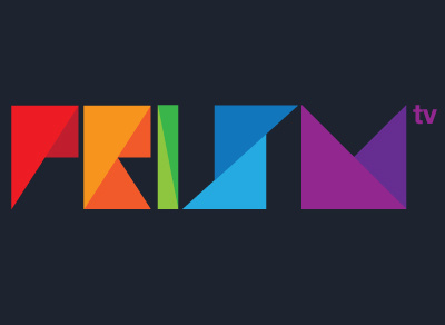 PRISM TV Branding and Logo brand identity logo