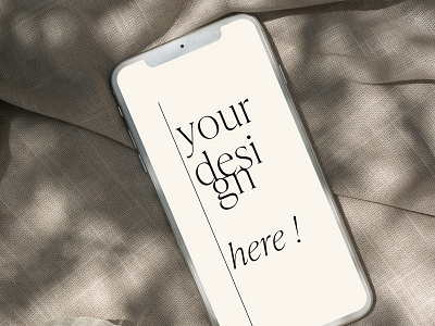 Sunny Collection - Mockup phone aesthetic mockup digital mockup iphone minimalist mockup neutral tones