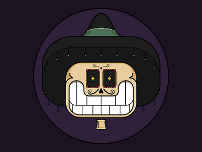 Happy Skeleton affinity designer día de muertos illustration ipad skeleton vector