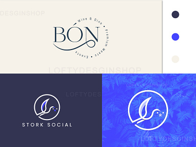 Stork social branding creative logo design graphic design illustration line art logo line logo logo minimal modern text based logo unique logo