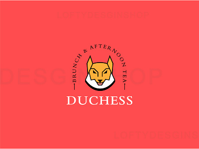Duchess animal business logo concept corporate design creative logo design graphic design illustration line art logo line logo logo design